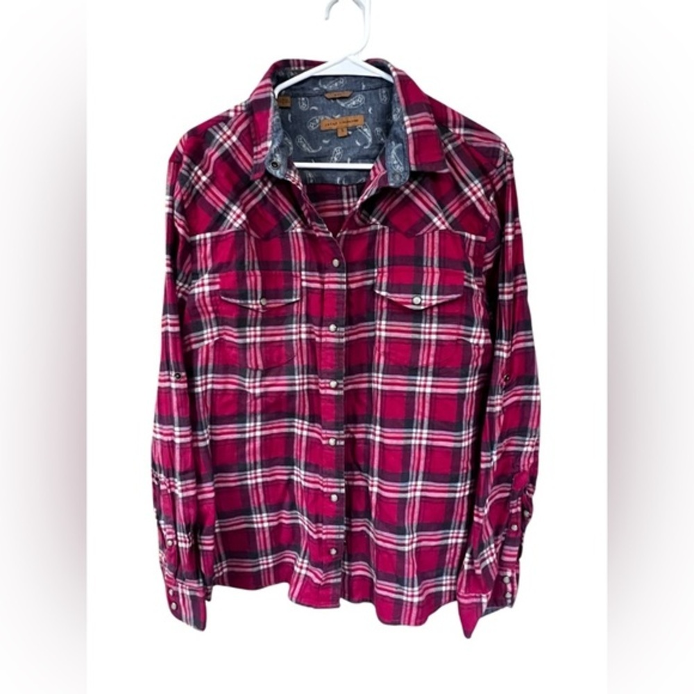 Jach’s Girlfriend Red Plaid Flannel